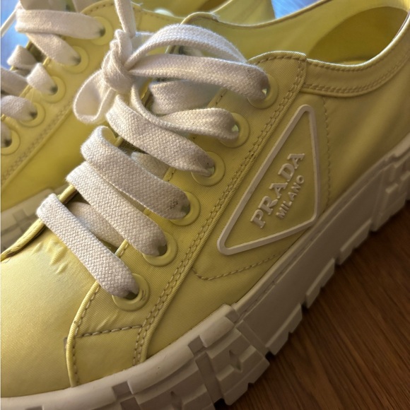 Prada Double Wheel Nylon Sneaker, size 37 - Picture 4 of 6